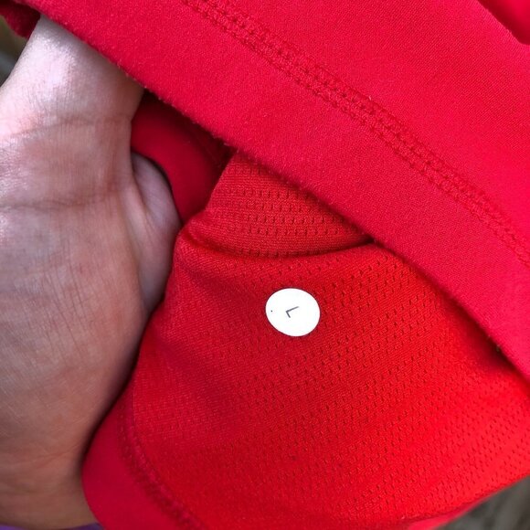 Lululemon Half Zip Spider Jacket Large Red - Picture 2 of 6